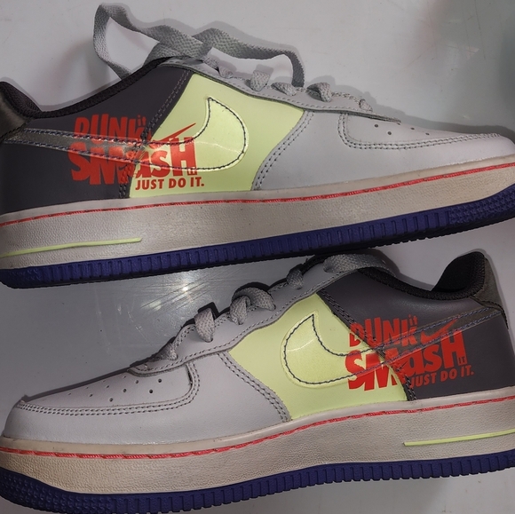 Nike Air Force 1 Low GS 'Dunk It' Youth 5.5y Sneakers 2 Time Host Pick - Picture 12 of 12